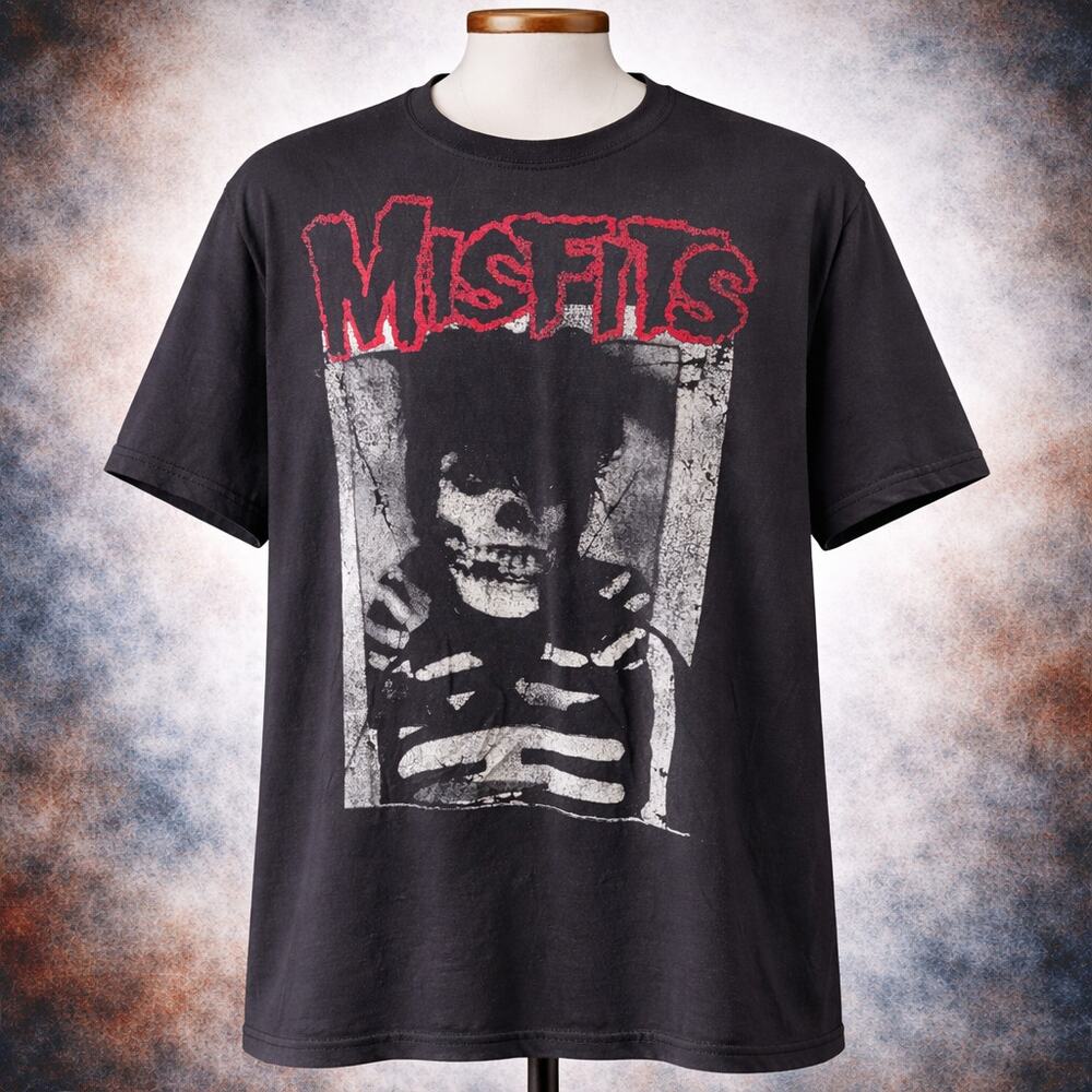Misfits Skull Graphic Band Tee Black Punk Rock T-Shirt 3X